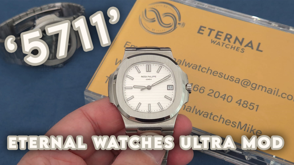 PATEK PHILIPPE - ETERNAL WATCHES ULTRA MOD Nautilus 5711 White Dial