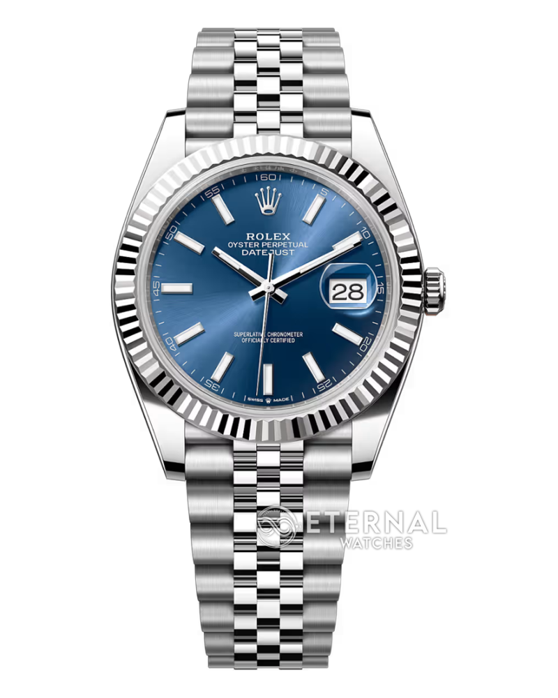 ROLEX - SUPER CLONE DateJust 126334 41mm SS/STK Blue Dial V2 VSF 3235 (Weight Adjusted)