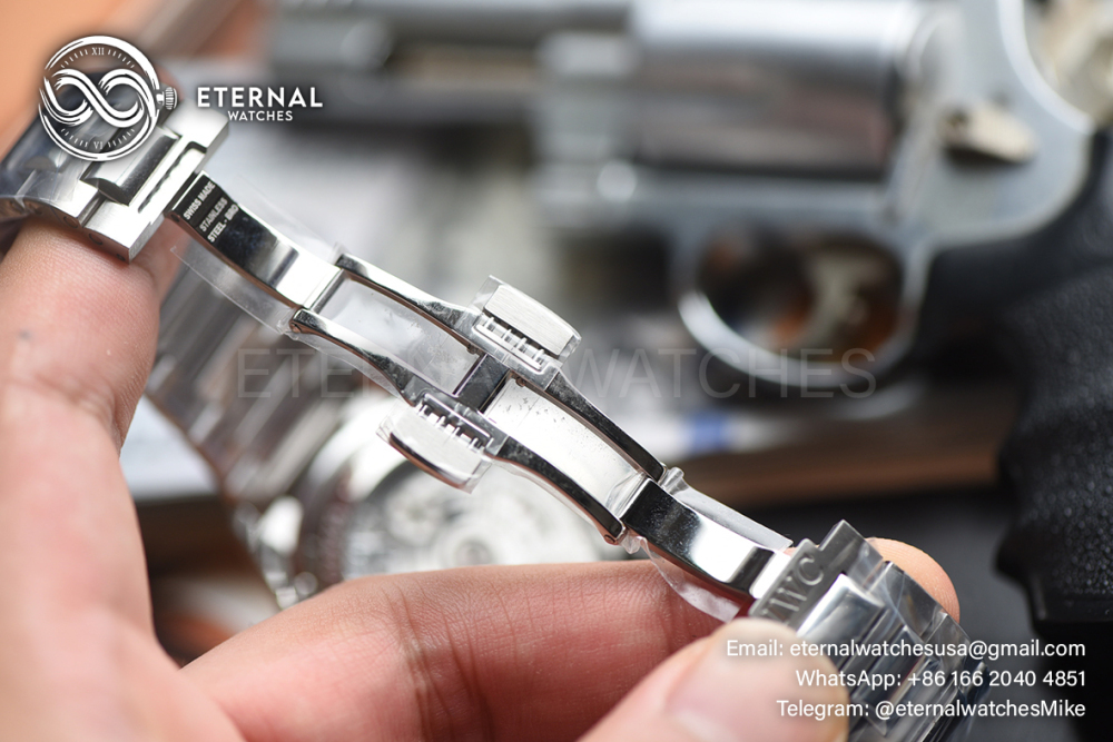 IWC - SUPER CLONE Portugueser Chronograph 41mm SS/SS White/Num ZF A69355