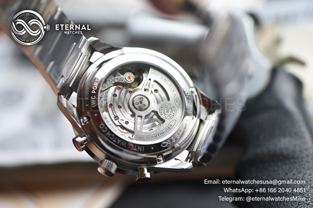 IWC - SUPER CLONE Portugueser Chronograph 41mm SS/SS White/Num ZF A69355