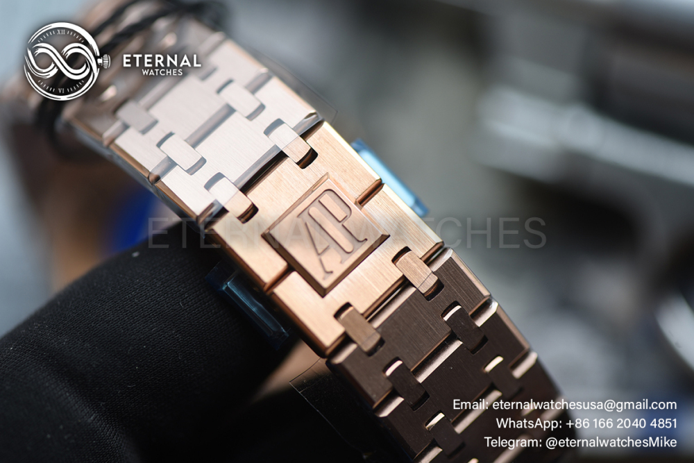 AUDEMARS PIGUET - SUPER CLONE Royal Oak Ladies 67650 33mm RG/RG Gold ZF Swiss Qtz