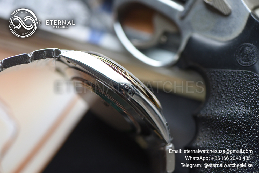ROLEX - SUPER CLONE Oyster Perpetual 100 Years 134303 41mm YG/SS Grey Sunburst VSF VS3230