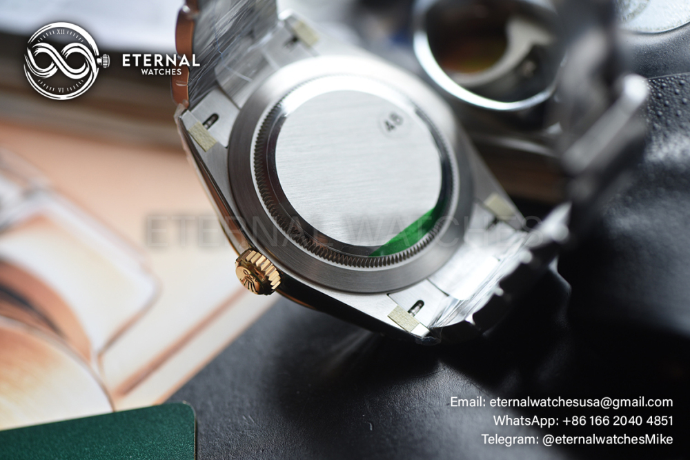 ROLEX - SUPER CLONE Oyster Perpetual 100 Years 134303 41mm YG/SS Grey Sunburst VSF VS3230