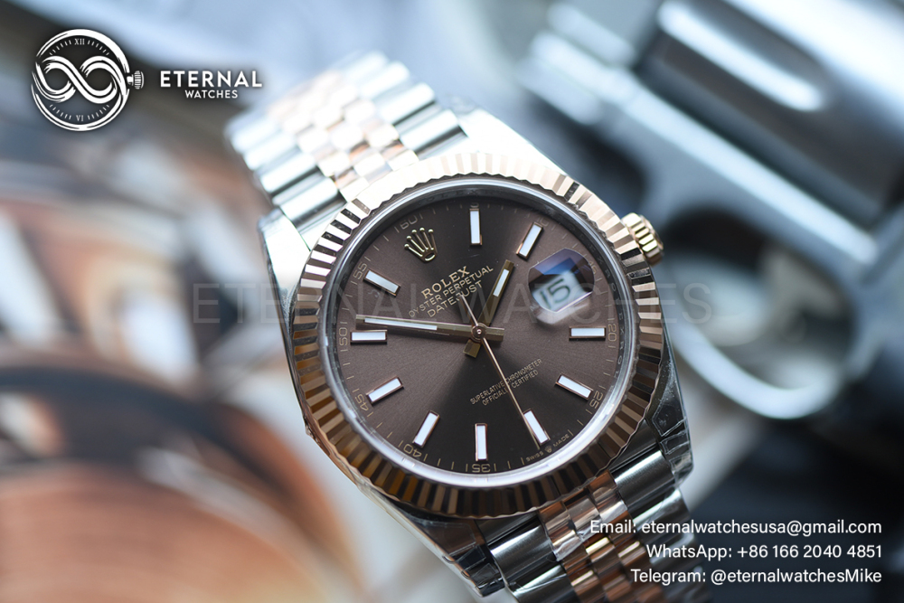 ROLEX - SUPER CLONE DateJust 126331 41mm RG Two Tone/STK Jubilee V2 VSF 3235 (Weight Adjusted)