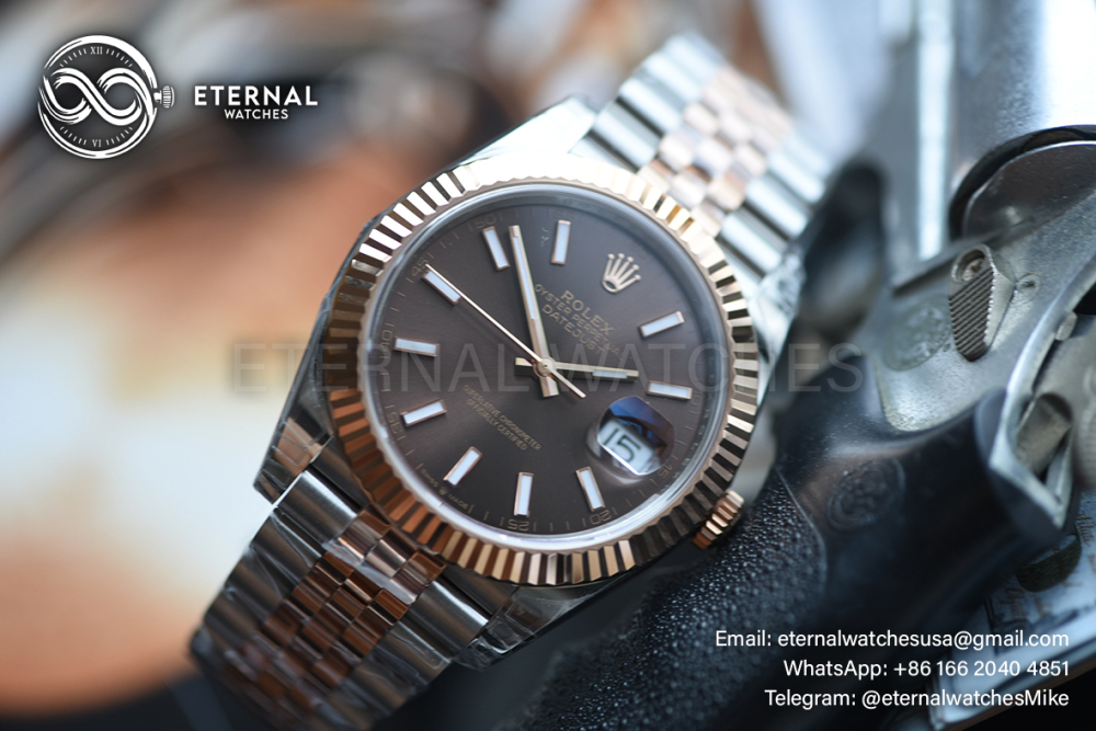 ROLEX - SUPER CLONE DateJust 126331 41mm RG Two Tone/STK Jubilee V2 VSF 3235 (Weight Adjusted)