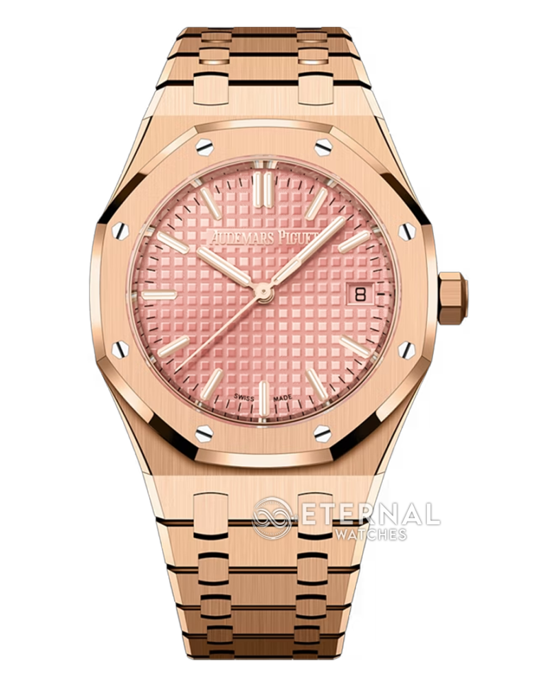 AUDEMARS PIGUET - SUPER CLONE Royal Oak Ladies 67650 33mm RG/RG Gold ZF Swiss Qtz