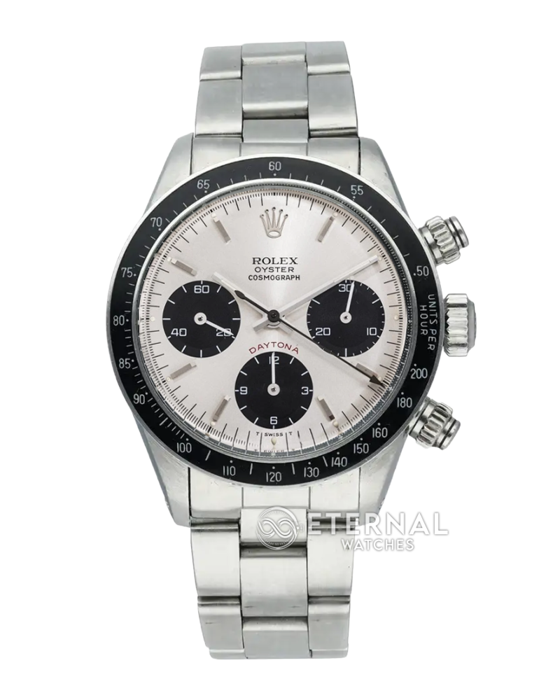ROLEX - SUPER CLONE Daytona Retro 38mm SS/SS Silver Dial Custom Manual