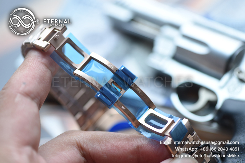 AUDEMARS PIGUET - SUPER CLONE Royal Oak Ladies 67650 33mm RG/RG White ZF Swiss Qtz