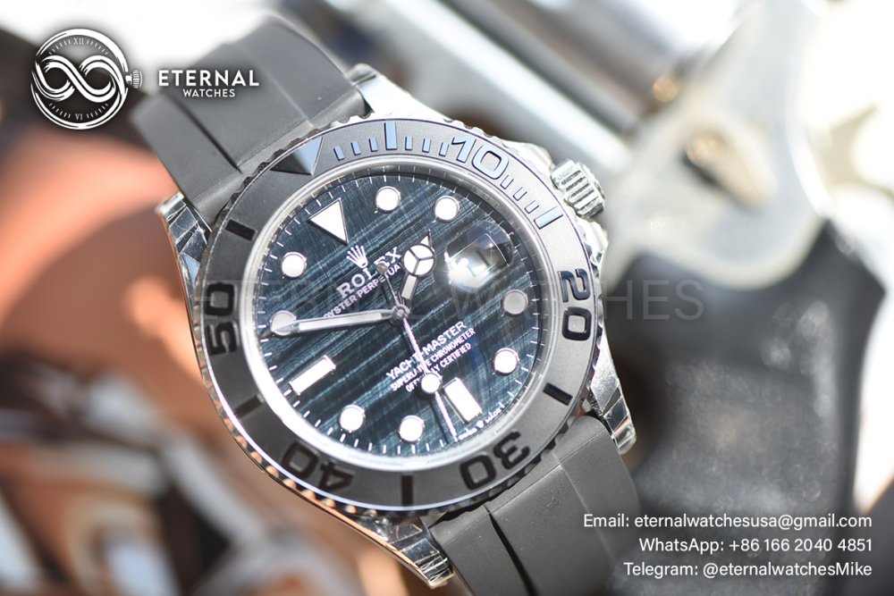 ROLEX - SUPER MOD Yacht-Master 226659 42mm SS/RU Custom Hawk Eye Stone Dial V3 DD3235 (Weight Adjusted)