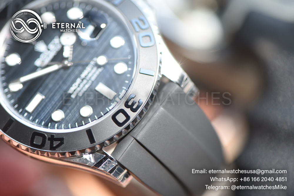 ROLEX - SUPER MOD Yacht-Master 226659 42mm SS/RU Custom Hawk Eye Stone Dial V3 DD3235 (Weight Adjusted)