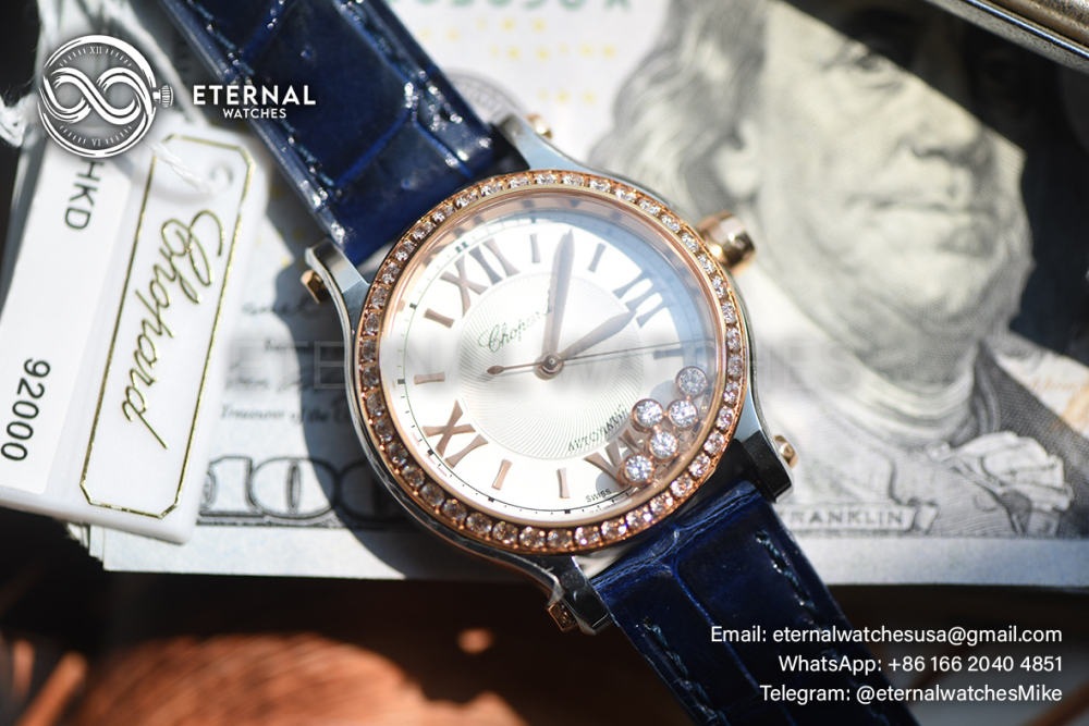 CHOPARD - Happy Sport 33mm RG/LE White YF A2892