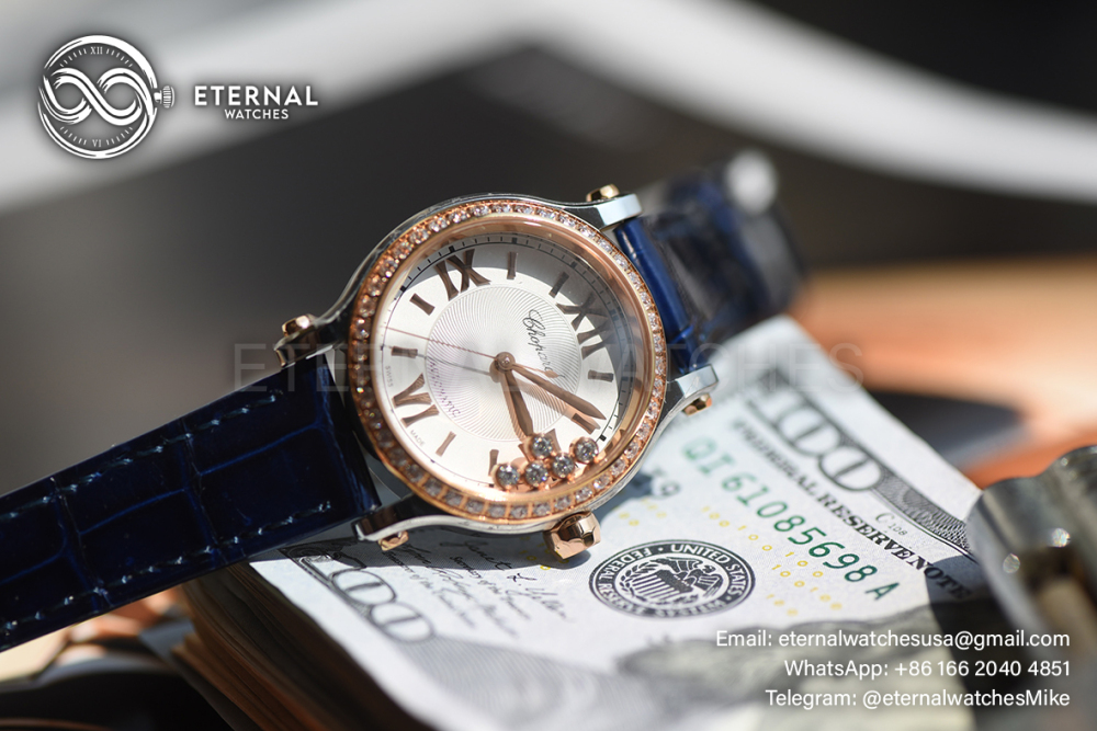 CHOPARD - Happy Sport 33mm RG/LE White YF A2892