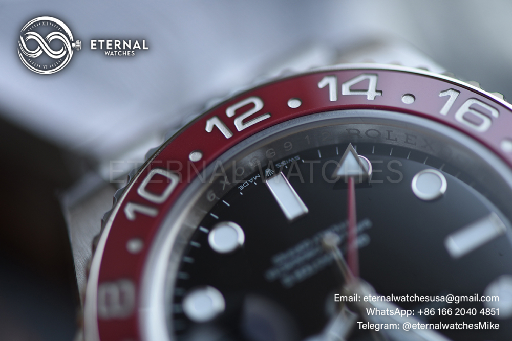 ROLEX - SUPER CLONE GMT Master II 126710 Pepsi Jubilee 40mm SS/SS Black VSF V3 DD3285