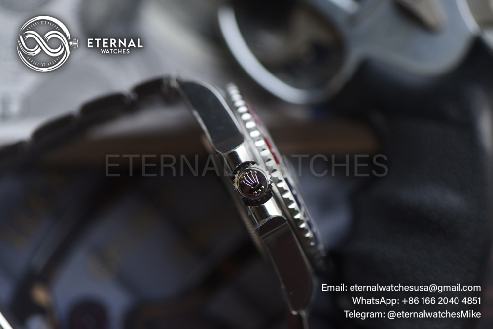 ROLEX - SUPER CLONE GMT Master II 126710 Pepsi Oyster 40mm SS/SS Black VSF V3 DD3285
