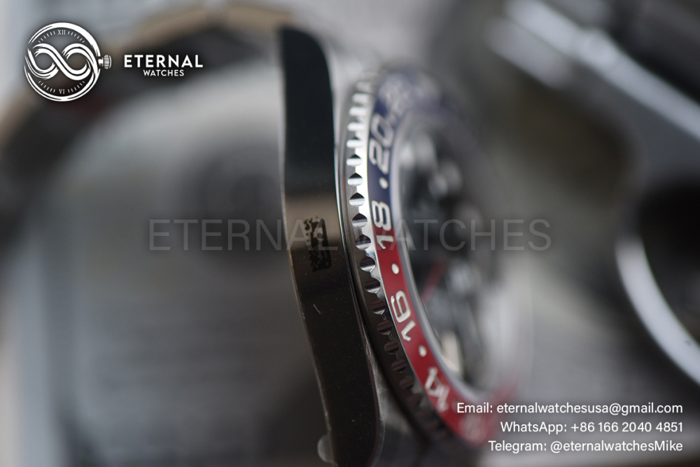 ROLEX - SUPER CLONE GMT Master II 126710 Pepsi Oyster 40mm SS/SS Black VSF V3 DD3285