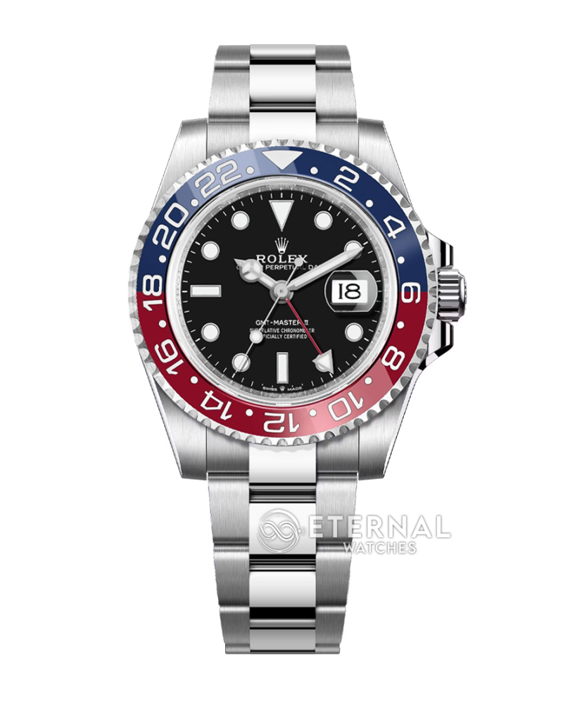 ROLEX - SUPER CLONE GMT Master II 126710 Pepsi Oyster 40mm SS/SS Black VSF V3 DD3285