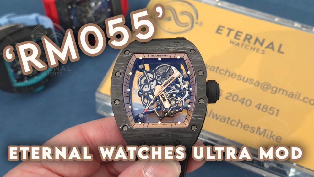 RICHARD MILLE - ETERNAL WATCHES ULTRA MOD 99.9% RM055 Bubba Watson NTPT Black