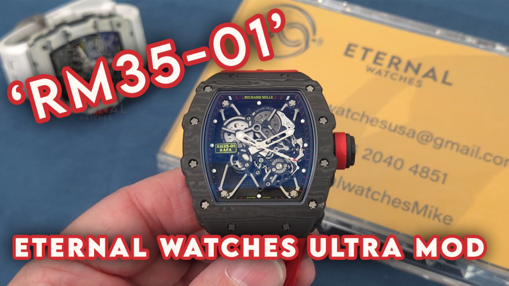 RICHARD MILLE - ETERNAL WATCHES ULTRA MOD 99.9% RM35-01 Black NTPT