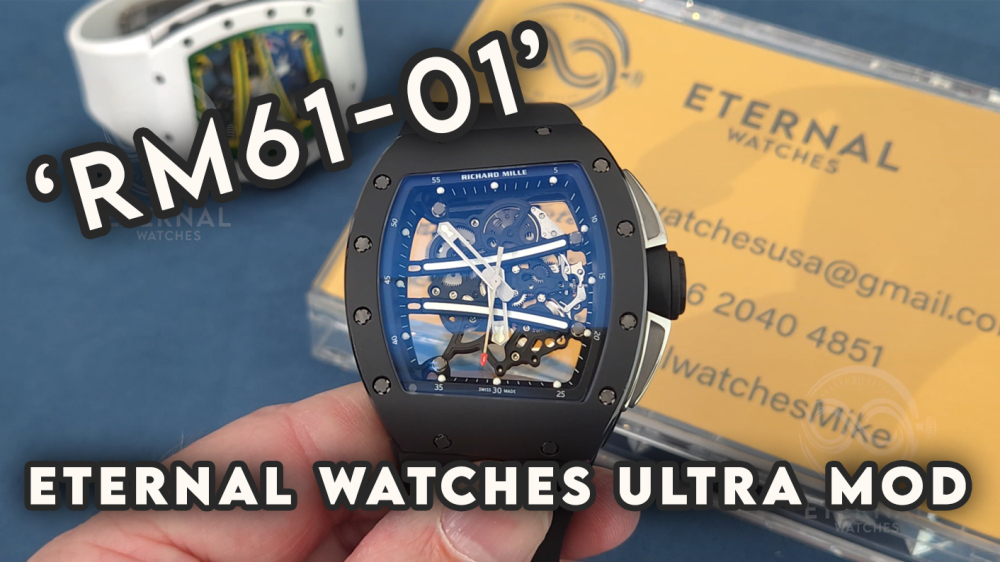 RICHARD MILLE - ETERNAL WATCHES ULTRA MOD 99% RM61-01 Black Ceramic