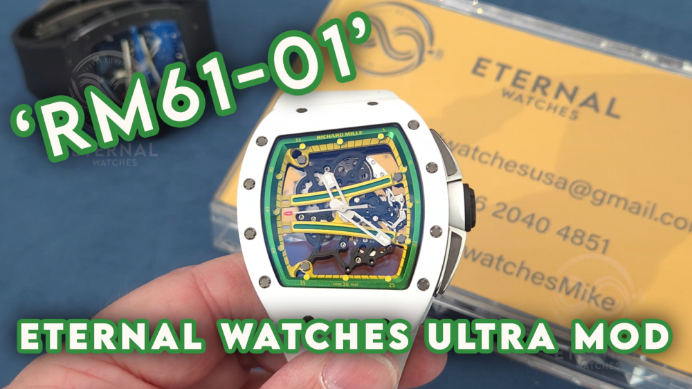 RICHARD MILLE - ETERNAL WATCHES ULTRA MOD 99% RM61-01 White Ceramic