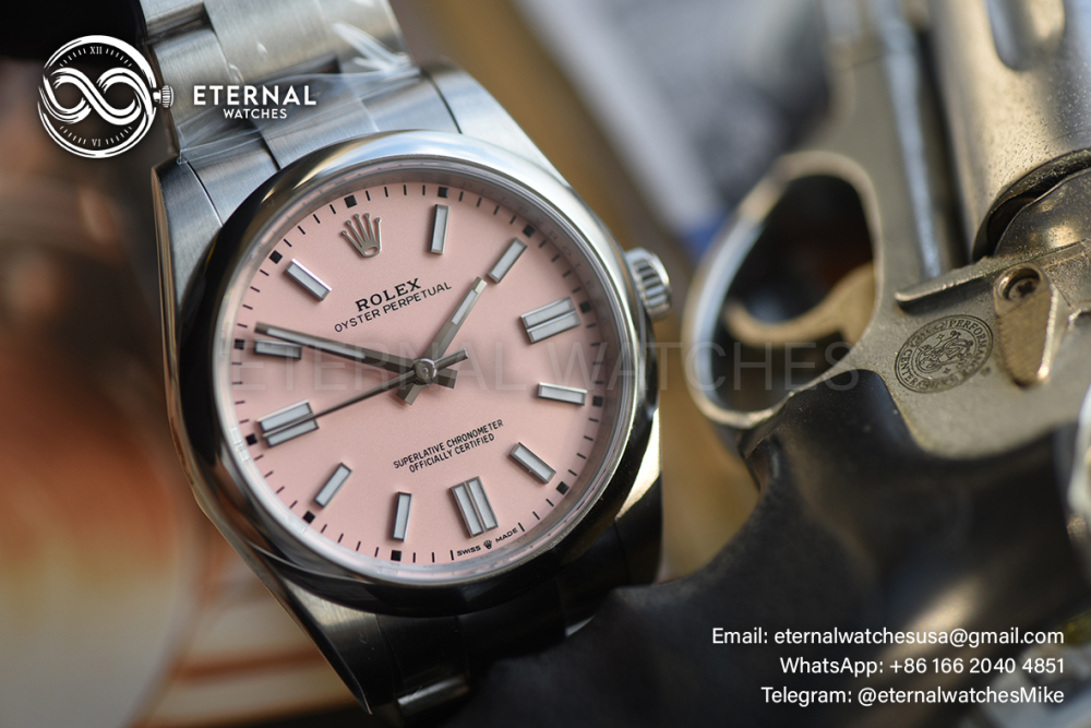 ROLEX - SUPER CLONE Oyster Perpetual 124300 41mm SS/SS Pink Dial VSF VS3230