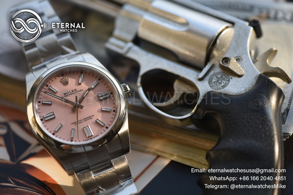 ROLEX - SUPER CLONE Oyster Perpetual 124300 41mm SS/SS Pink Dial VSF VS3230