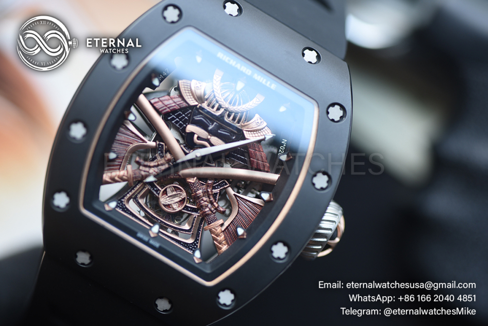 RICHARD MILLE - ETERNAL WATCHES ULTRA MOD RM47 Ceramic Samurai Tourbillon