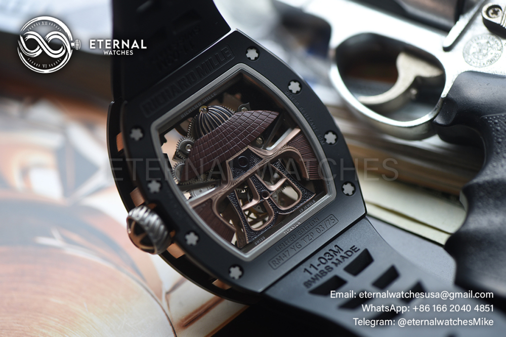 RICHARD MILLE - ETERNAL WATCHES ULTRA MOD RM47 Ceramic Samurai Tourbillon