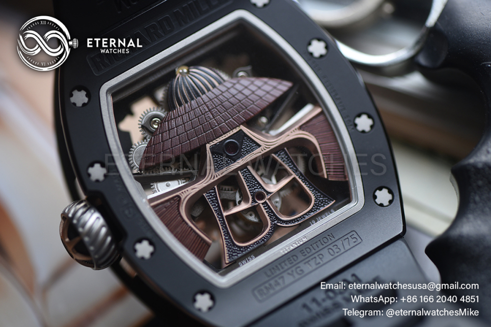 RICHARD MILLE - ETERNAL WATCHES ULTRA MOD RM47 Ceramic Samurai Tourbillon