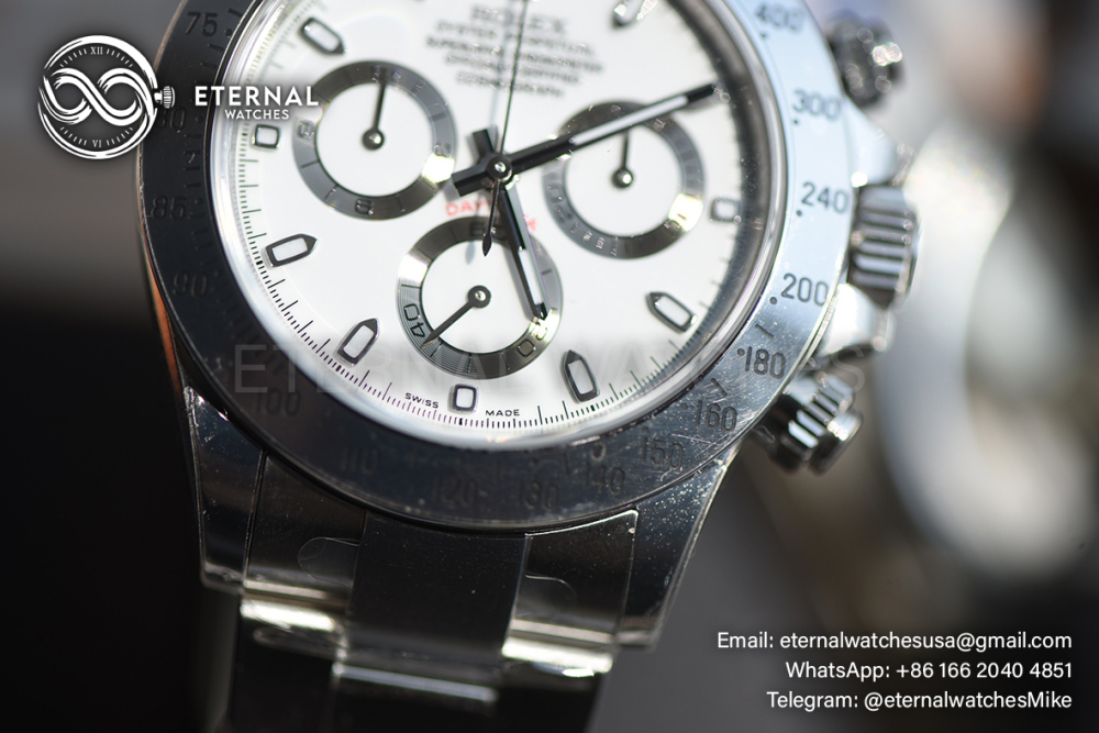 ROLEX - SUPER CLONE 2026 Daytona 126502 Platinum Rolesium Enamel Dial VSF DD4131 (Free Sprung)