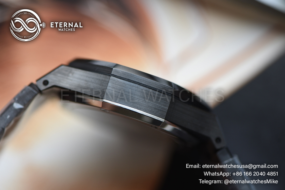 AUDEMARS PIGUET - SUPER CLONE Royal Oak Chronograph 26240CE 41mm Cer/Cer Black Dial ZF 4401 (Free Sprung)