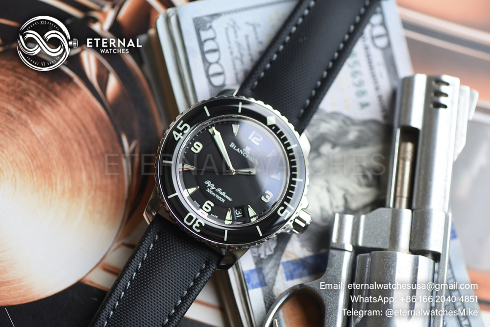 BLANCPAIN - Fifty Fathoms Black TI/NY Black ZF A23J