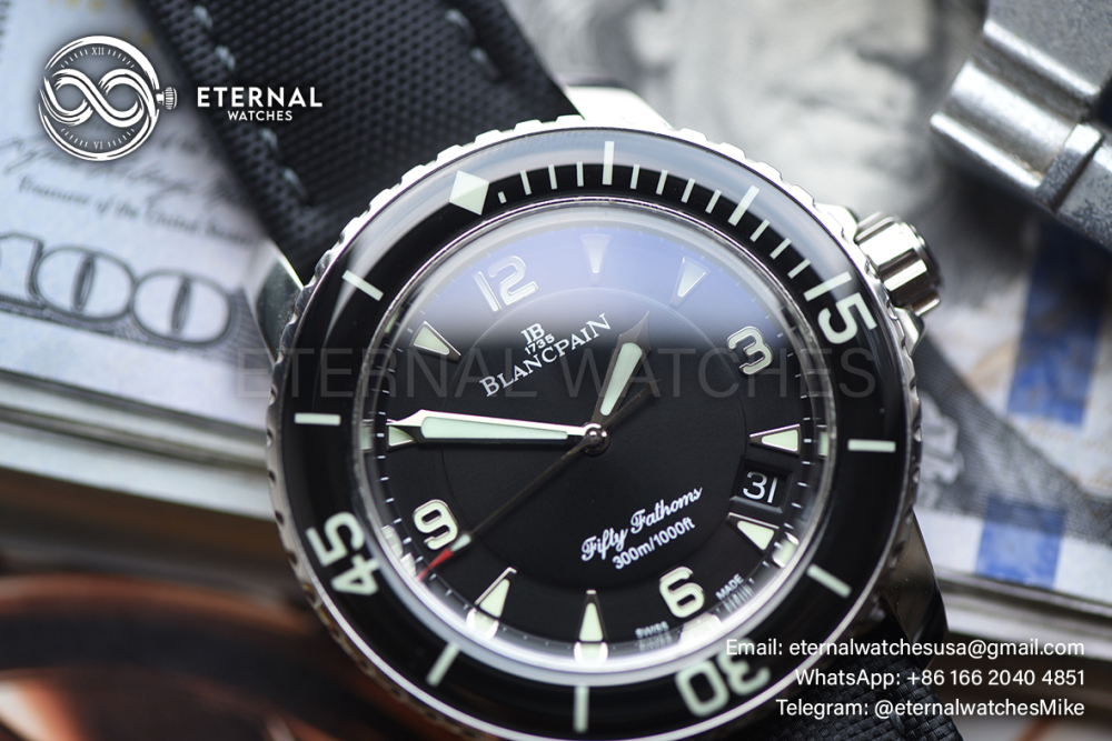 BLANCPAIN - Fifty Fathoms Black TI/NY Black ZF A23J