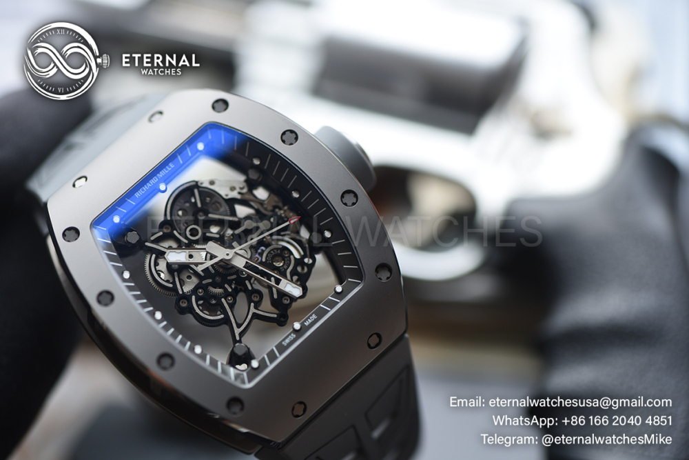 RICHARD MILLE - SUPER CLONE RM055 ZF V3 RMUL2 Grey Ceramic