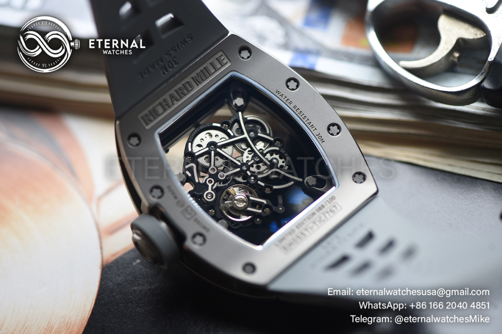 RICHARD MILLE - SUPER CLONE RM055 ZF V3 RMUL2 Grey Ceramic