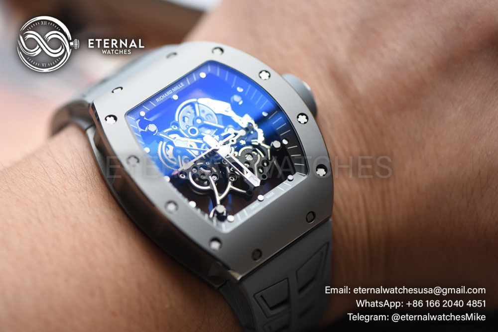 RICHARD MILLE - SUPER CLONE RM055 ZF V3 RMUL2 Grey Ceramic