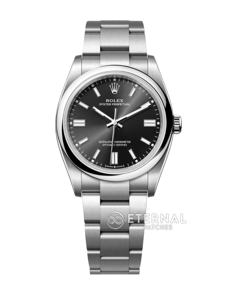 ROLEX - SUPER CLONE Oyster Perpetual 126000 36mm SS/SS Black Dial VSF VS3230