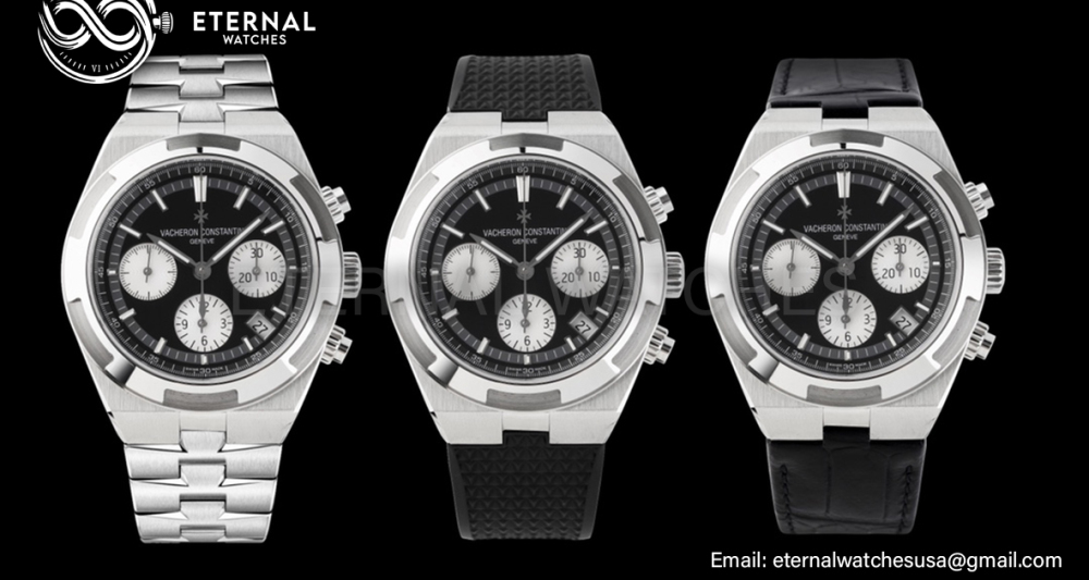 VACHERON CONSTANTIN - Overseas 5500V Chronograph SS/RU Black/Black 8F V2 A7750