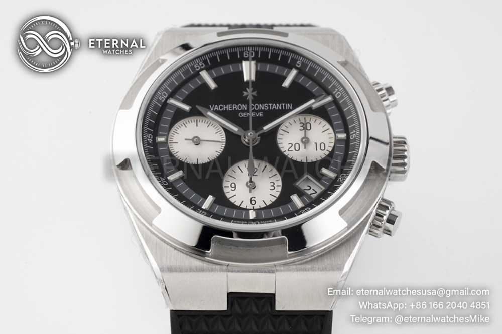 VACHERON CONSTANTIN - Overseas 5500V Chronograph SS/RU Black/Black 8F V2 A7750