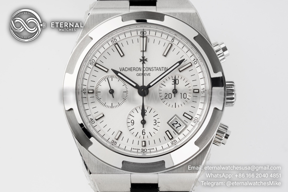 VACHERON CONSTANTIN - Overseas 5500V Chronograph SS/RU White/Black 8F V2 A7750