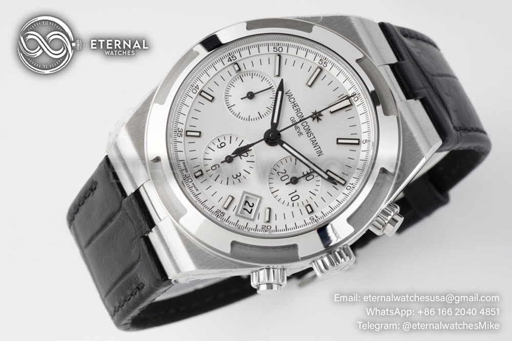 VACHERON CONSTANTIN - Overseas 5500V Chronograph SS/RU White/Black 8F V2 A7750