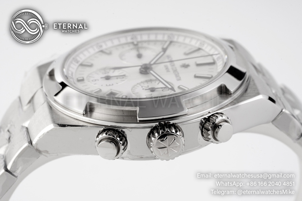 VACHERON CONSTANTIN - Overseas 5500V Chronograph SS/RU White/Black 8F V2 A7750