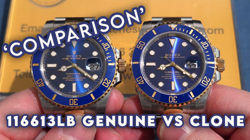 ROLEX - Submariner 116613LB Bluesy 40mm 904L YG/SS Blue VSF VS3135