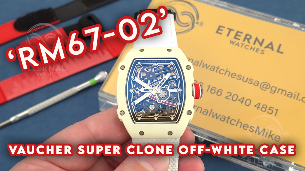 RICHARD MILLE - VAUCHER SUPER CLONE RM67-02 Extra Flat Off-White (Updated Version)