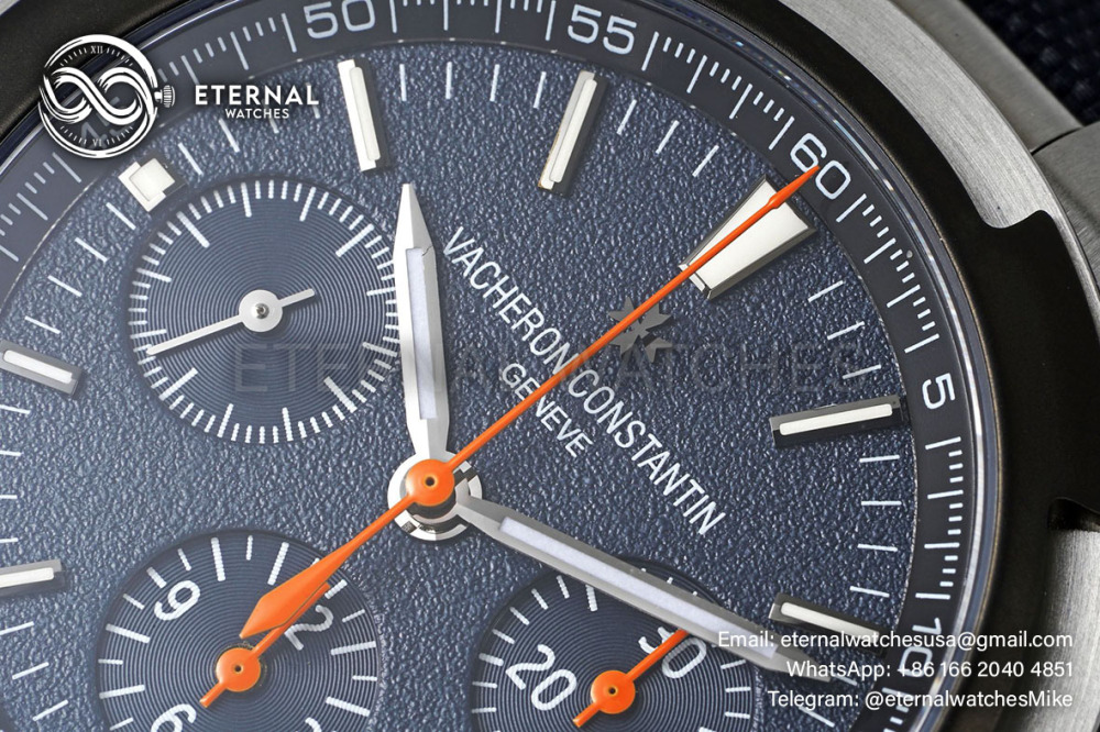 VACHERON CONSTANTIN - Overseas 5510V Chronograph SS/SS Blue 8F V2 A7750 Everest Edition