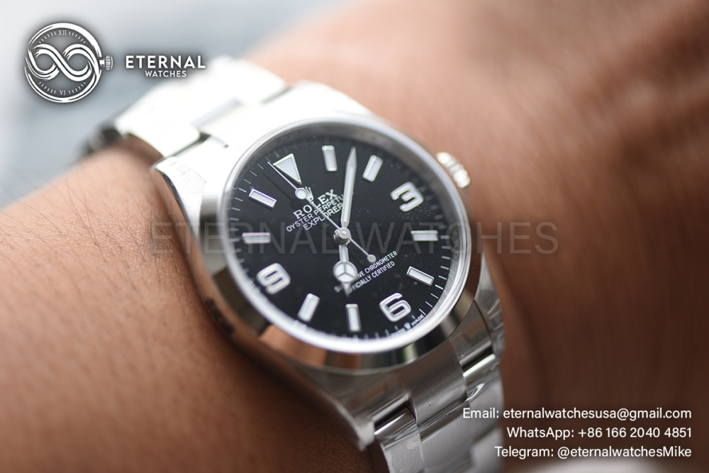 ROLEX - SUPER CLONE Explorer I 224270 40mm SS/SS Black Dial VSF 3230