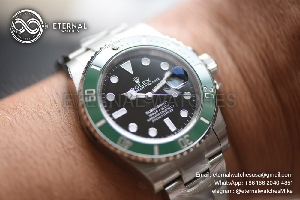 ROLEX - SUPER CLONE Submariner 126610LV Starbucks 41mm SS/SS Oyster Black Dial VSF V2 VS3235
