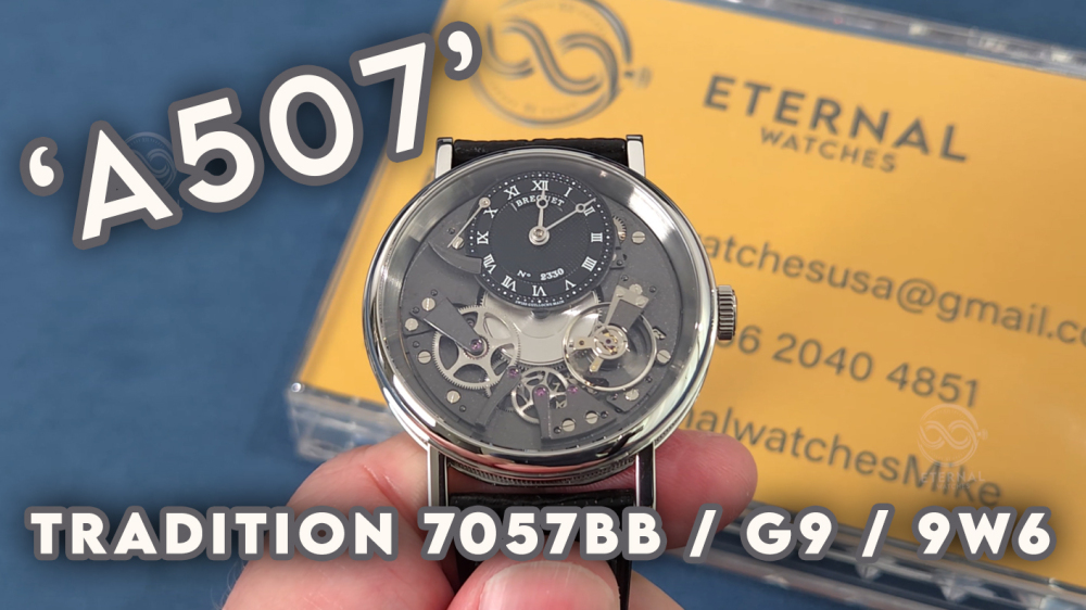 BREGUET - Tradition 7057BB/G9/9W6 40mm SS/LE Black/Black SF A507