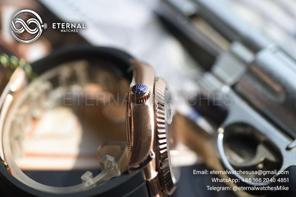 ROLEX - SkyDweller 336238 42mm YG/RU Brown Dial ZF A2824 (Weight Adjusted)