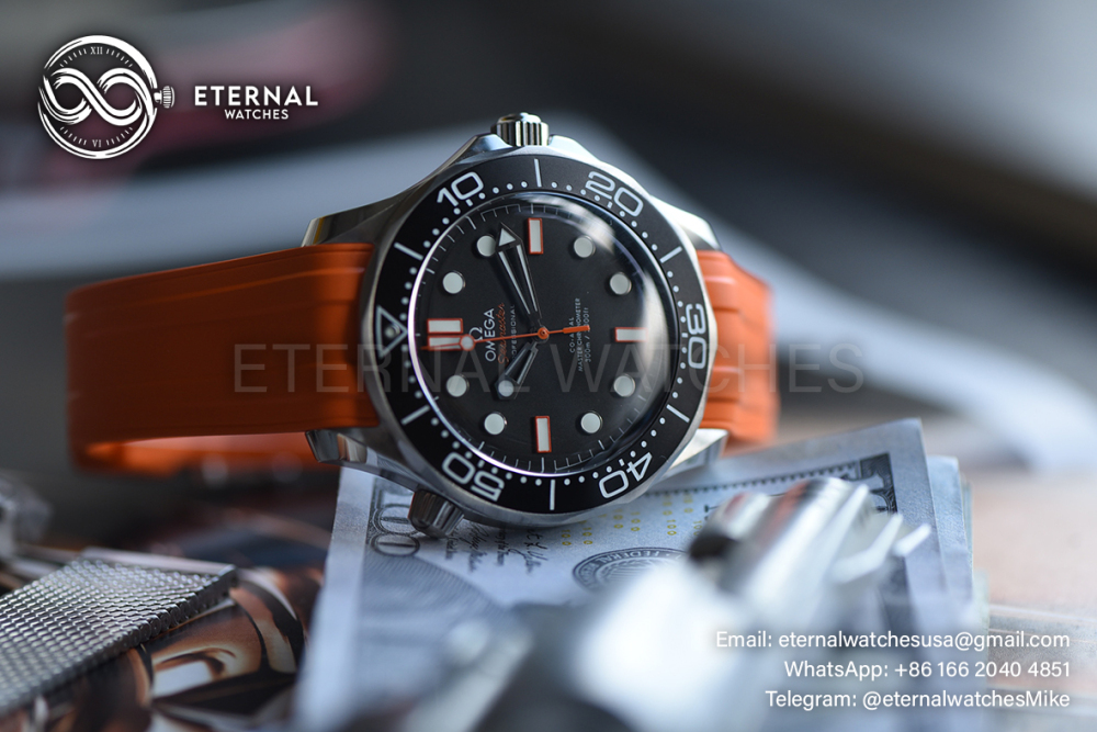 OMEGA - SUPER CLONE Seamaster 300m 42mm SS/RU Black Dial VSF VS8806